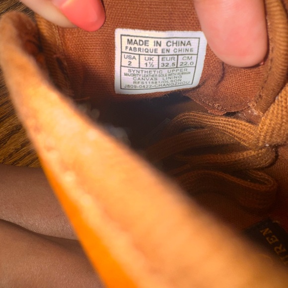 Polo Ralph Lauren brown faux leather boots boys sz 2Y - Picture 9 of 9